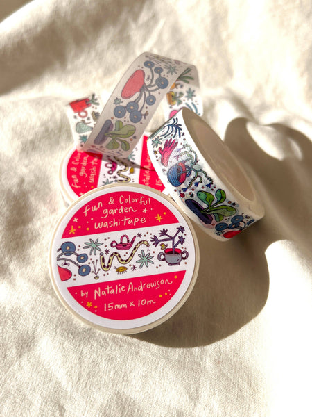 Washi Tape - Fun and Colorful Garden Plants