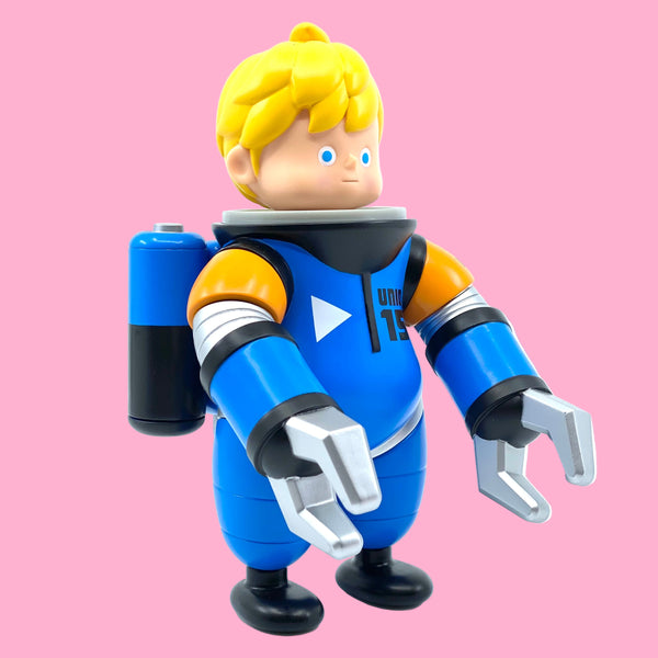 009 - Armor Unio Blue- How2Work- Soft Vinyl Toy