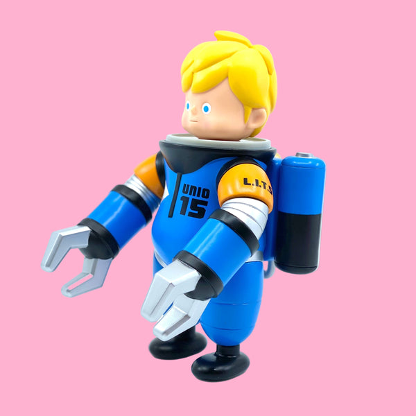 009 - Armor Unio Blue- How2Work- Soft Vinyl Toy
