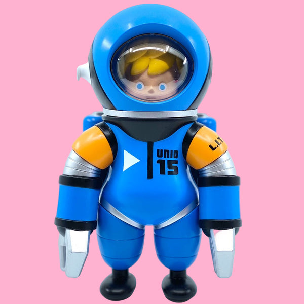 009 - Armor Unio Blue- How2Work- Soft Vinyl Toy
