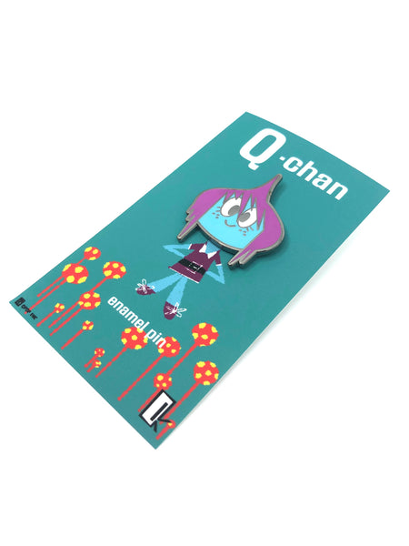 Q Pop x Christopher Mitchell - Q Chan Enamel Pin