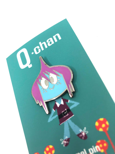 Q Pop x Christopher Mitchell - Q Chan Enamel Pin