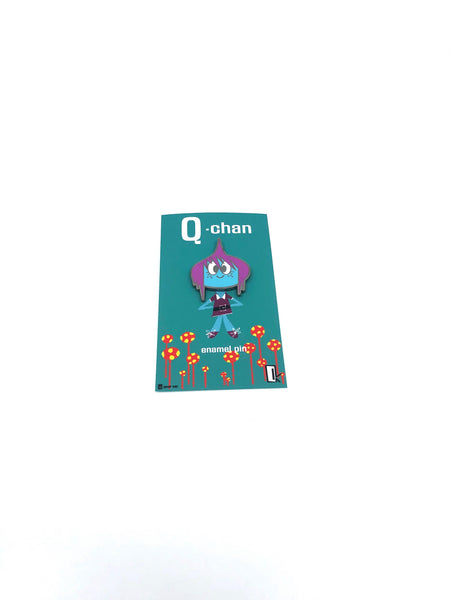 Q Pop x Christopher Mitchell - Q Chan Enamel Pin