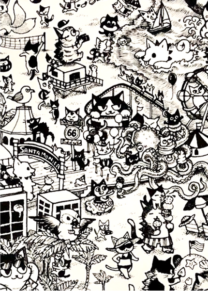 Konatsu - Santa Monica Art Print / Poster