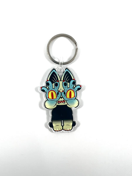 Grape Brain Acrylic Keychain - Grapebrain vs Qpopshop: GVQ Exhibition - Q Pop Exclusive