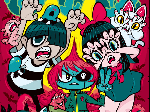 Grape Brain x Chris Mitchell Collaboration Art Work #1 - Grape Brain x Qpopshop: GVQ Exhibition