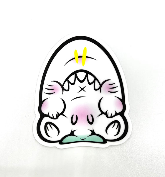 Grape Brain Stickers - Grapebrain vs Qpopshop: GVQ Exhibition - Q Pop Exclusive