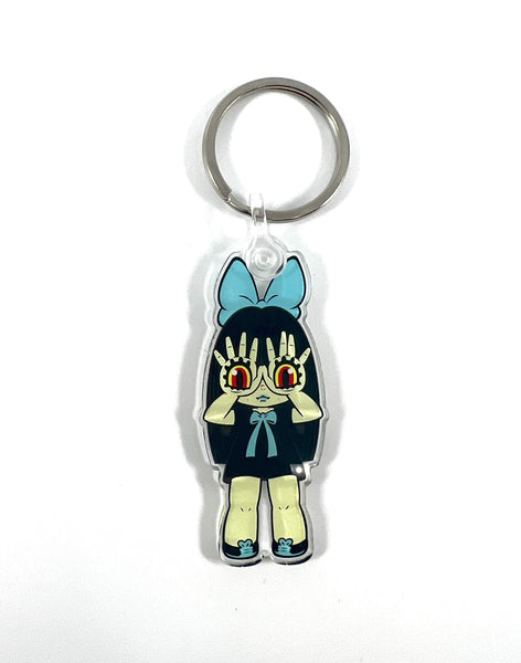 Grape Brain Acrylic Keychain - Grapebrain vs Qpopshop: GVQ Exhibition - Q Pop Exclusive