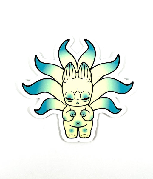 Grape Brain Stickers - Grapebrain vs Qpopshop: GVQ Exhibition - Q Pop Exclusive