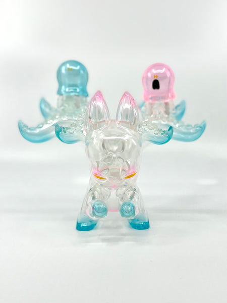 Grape Brain Consomme Devil - Rainbow Ice Clear Sofubi Toy - GVQ Exhibition Color - Q Pop Exclusive