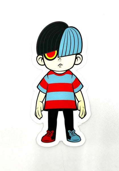 Grape Brain Stickers - Grapebrain vs Qpopshop: GVQ Exhibition - Q Pop Exclusive