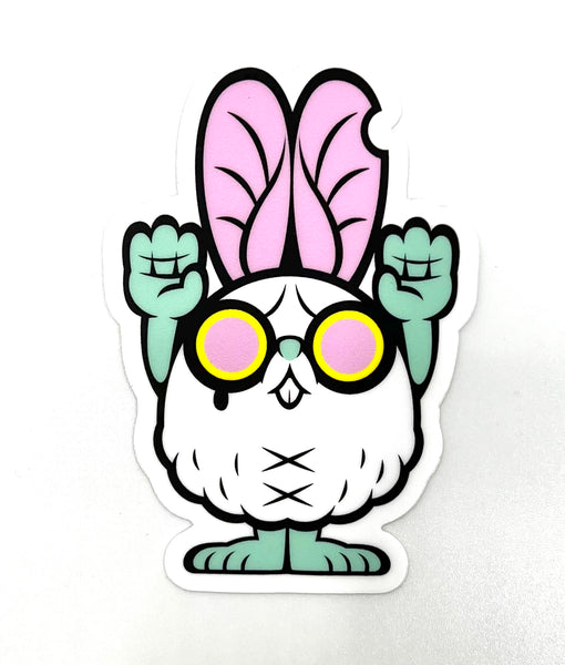 Grape Brain Stickers - Grapebrain vs Qpopshop: GVQ Exhibition - Q Pop Exclusive