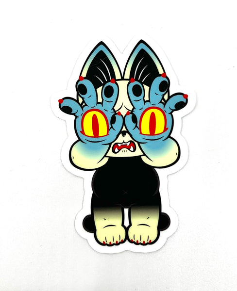 Grape Brain Stickers - Grapebrain vs Qpopshop: GVQ Exhibition - Q Pop Exclusive