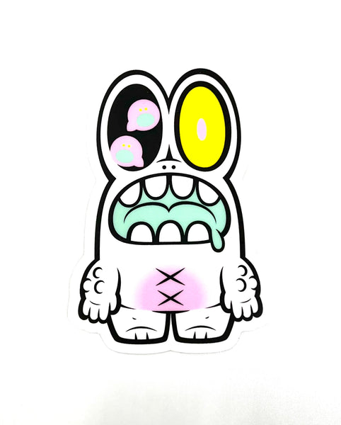 Grape Brain Stickers - Grapebrain vs Qpopshop: GVQ Exhibition - Q Pop Exclusive